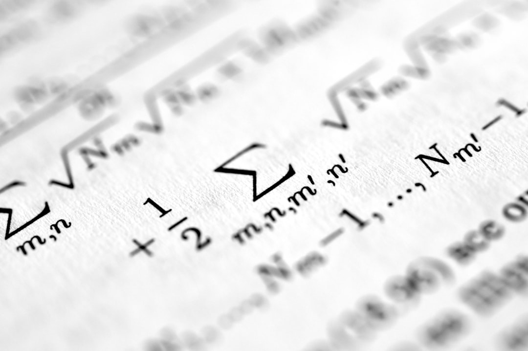 数字が並んだ紙のクローズアップ